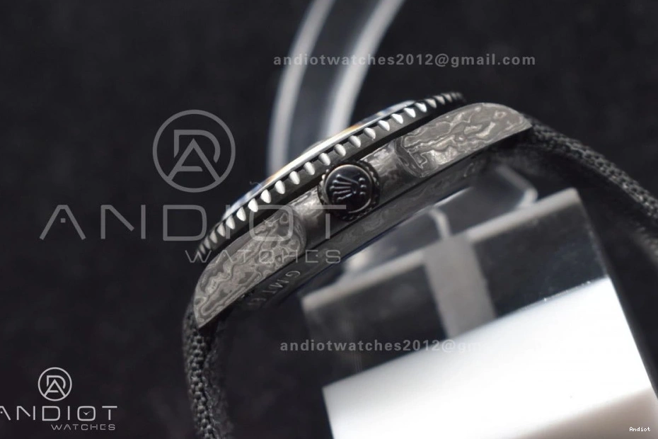 Nylon 423 Black Dial SA3186 Bold Strap DIW Black Edition GMT All Carbon OMF on CHS Black Best 0718